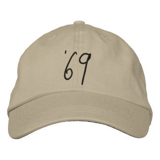 Brodée casquette de baseball 1969