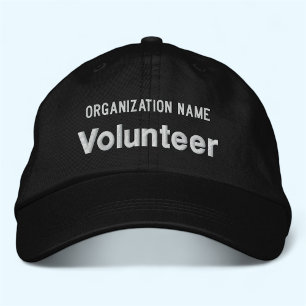 Brodée Casquette de baseball avec broderie noire pour bén