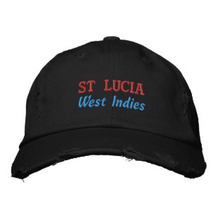 Brodée Casquette de baseball brodé à Sainte-Lucie