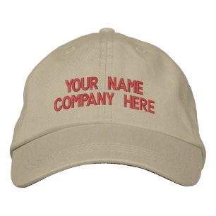 Brodée Casquette de Baseball Brodé Ajoutez Votre Texte Pe