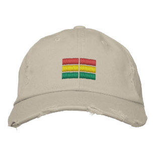 Brodée Casquette de baseball brodé du drapeau du Ghana