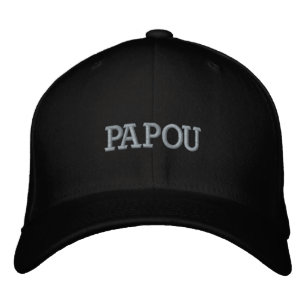 Brodée Casquette de baseball brodé Papou