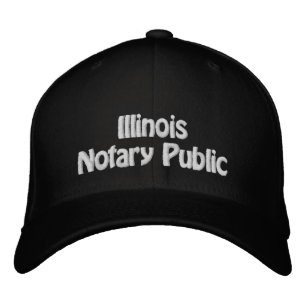 Brodée Casquette de baseball Brodé par un notaire de l'Il