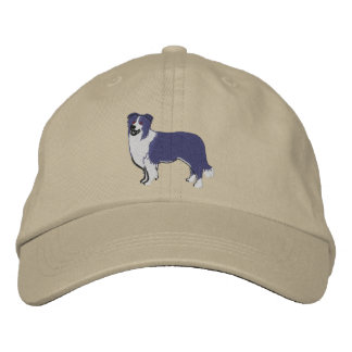 Brodée Casquette de baseball de border collie