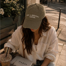 Casquette de baseball drôle pour introverti, chape