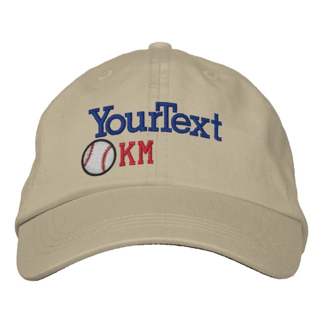 Brodée Casquette de baseball par SRF (Devant)
