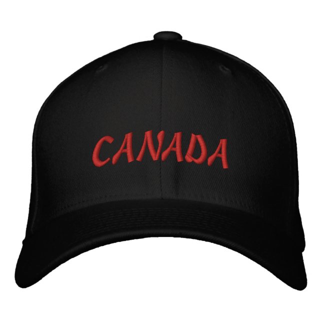 Brodée Casquette de baseball Souvenir du Canada Casquette (Devant)