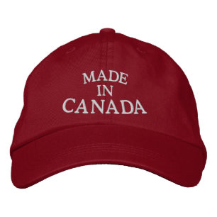 Brodée Casquette de baseball Souvenir du Canada Casquette