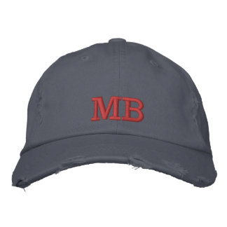 Brodée Casquette de boîte personnalisée brodé désorganisé