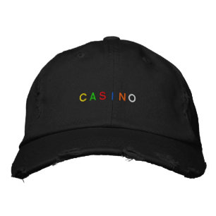 Brodée Casquette de casino
