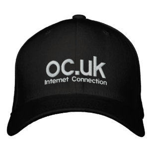 Brodée Casquette de connexion Internet OC.UK original