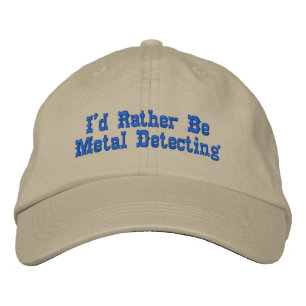 Brodée Casquette de détection des métaux