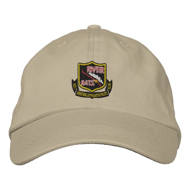 Brodée CASQUETTE de golf RAT (Devant)