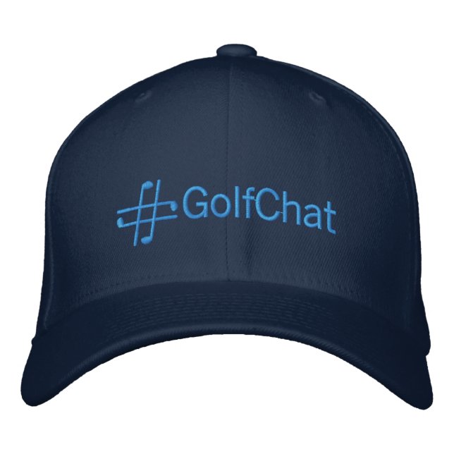 Brodée Casquette de #GolfChat (Devant)