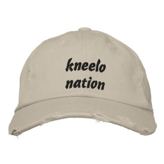 Brodée casquette de la nation kneelo