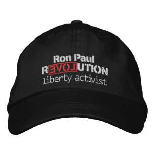 Brodée Casquette de la révolution Ron Paul