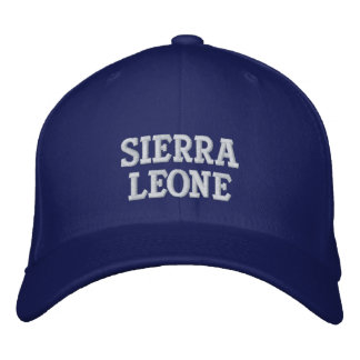 Brodée Casquette de la Sierra Leone