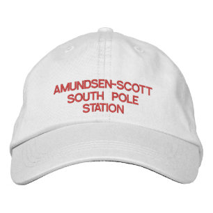 Brodée Casquette de la station du Pôle Sud Amundsen-Scott