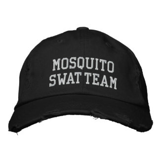 Brodée CASQUETTE DE L'ÉQUIPE MOSQUITO SWAT [Noir]