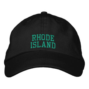 Brodée Casquette DE L'ÎLE DE RHODE