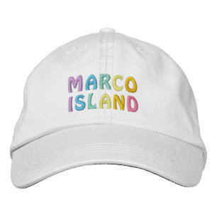 Brodée CASQUETTE de l'ÎLE MARCO