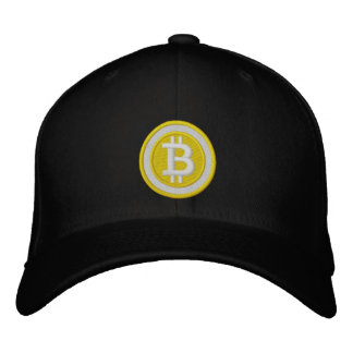 Brodée Casquette de logo de Bitcoin