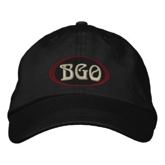 Brodée Casquette de logo noir
