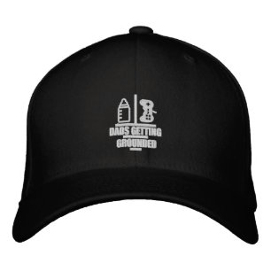 Brodée Casquette de logo pour les papas