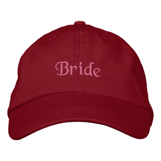 Brodée Casquette de mariée (Devant)