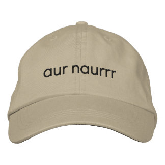 Brodée casquette de nom aur