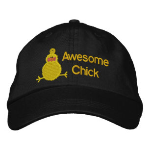 Brodée Casquette de poussins génial