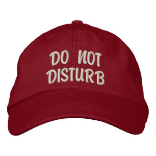 Brodée casquette De Salle De Sport 'Ne Pas Disturber'