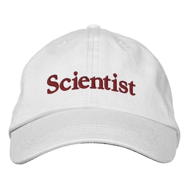 Brodée Casquette de scientifique (Devant)