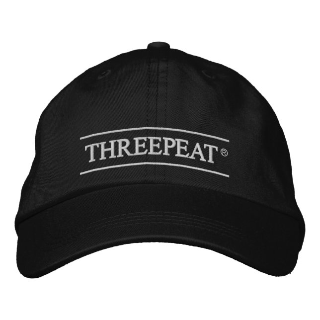 Brodée Casquette de Threepeat (Devant)