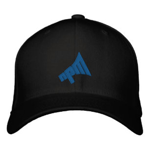 Brodée Casquette de travail de Flexit NPM avec logo bleu