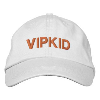 Brodée Casquette de VIPKID (blanc)