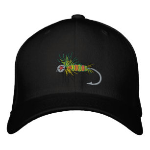Brodée Casquette de vol de truite embouti