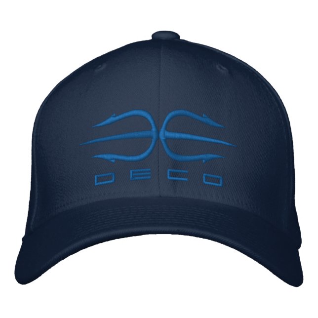Brodée Casquette DECO double trident (Devant)