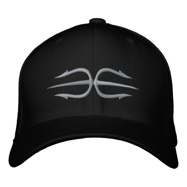 Brodée Casquette double trident (Devant)
