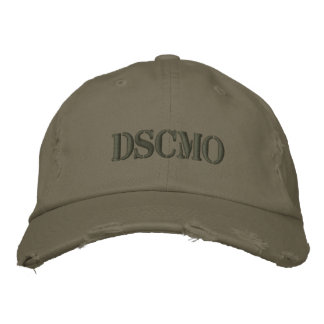Brodée Casquette DSCMO Subduit Vert Militaire