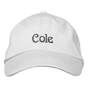 Brodée CASQUETTE du concepteur de noms COLE