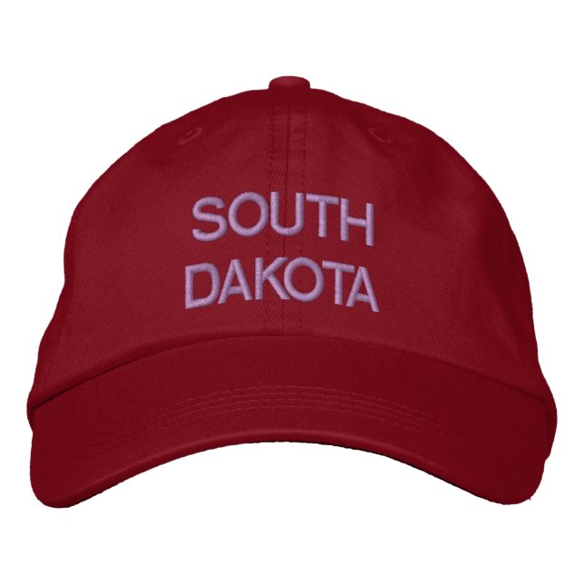 Brodée Casquette du Dakota du Sud (Devant)