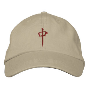 Brodée casquette du dragon rouge de Mah-Jong