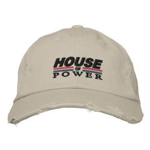 Brodée Casquette du logo de la Maison du pouvoir