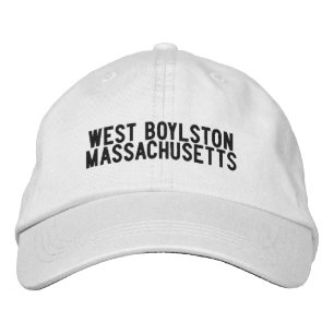 Brodée Casquette du Massachusetts de West Boylston