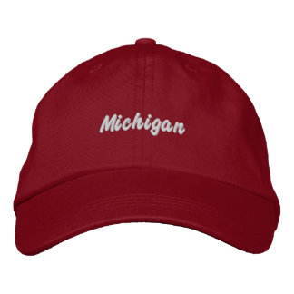 Brodée Casquette du Michigan
