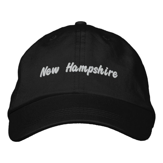 Brodée Casquette du New Hampshire (Devant)