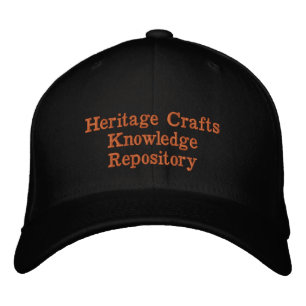Brodée Casquette du référentiel de connaissances sur les 