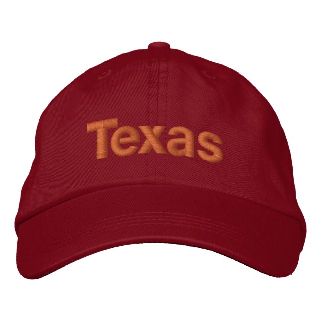 Brodée Casquette du Texas (Devant)