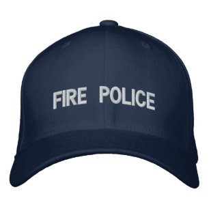 BRODÉE CASQUETTE EMBROIDÉE PAR LA POLICE D'INCENDIE